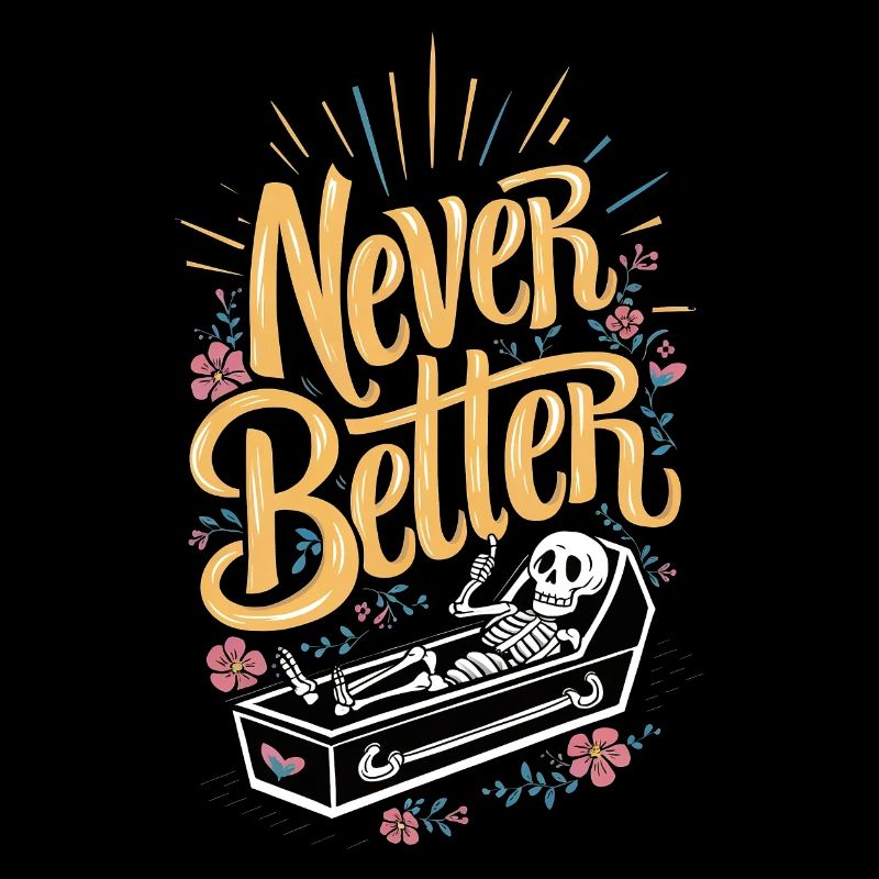 Feeling dead inside? Never better Skeletal Humor