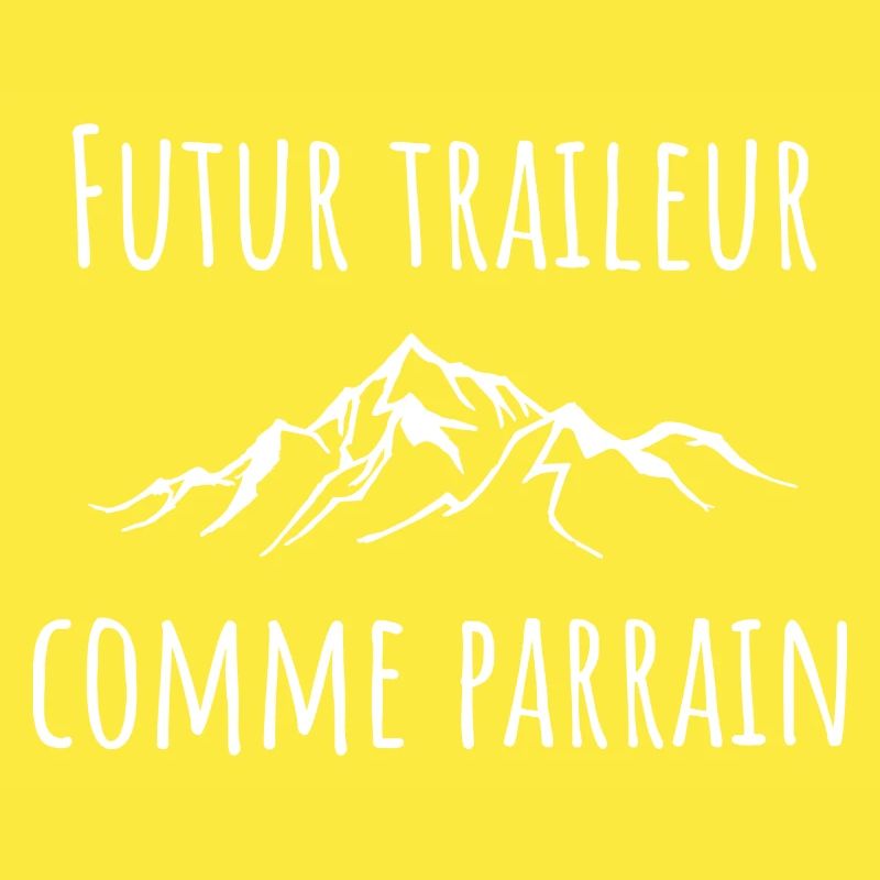 Tee-shirt trail cadeau drole