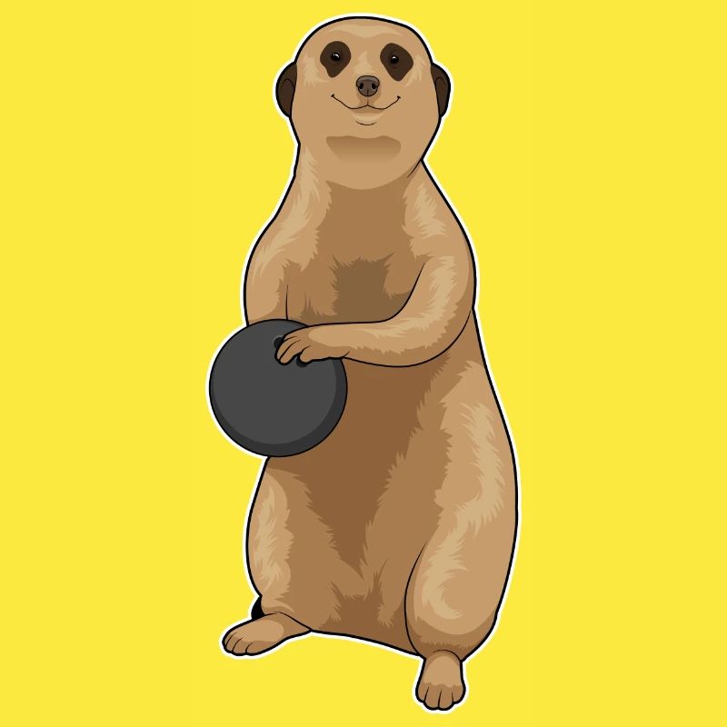 Suricate Boule de bowling