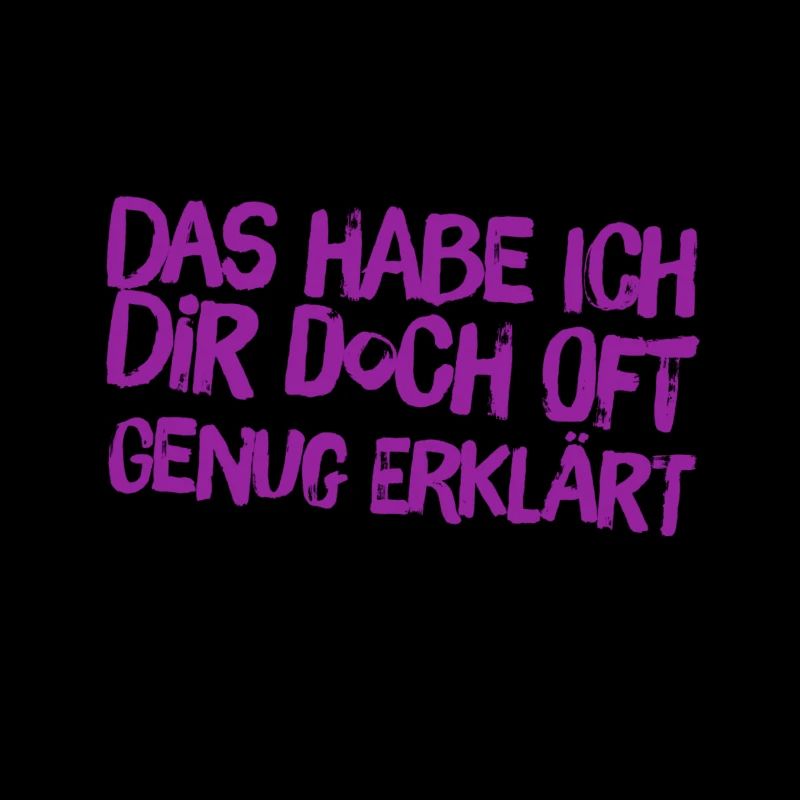 oft genug erklärt