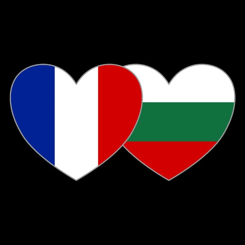 Fantastic Bulgaria Flag Heart