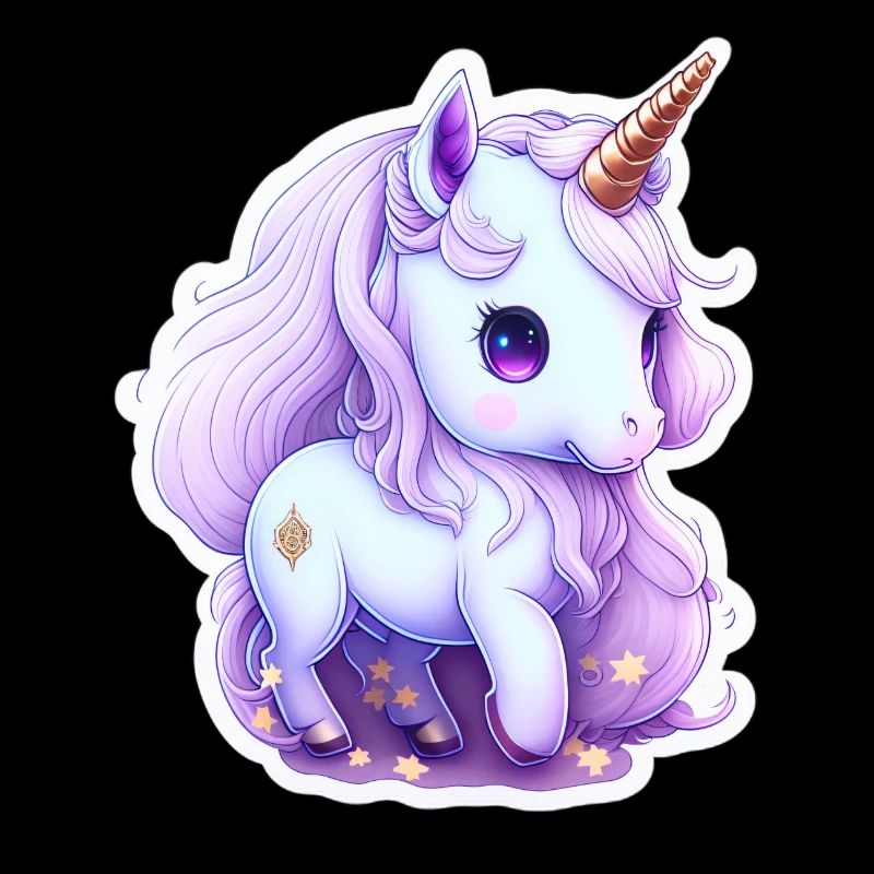 Mignon bébé licorne