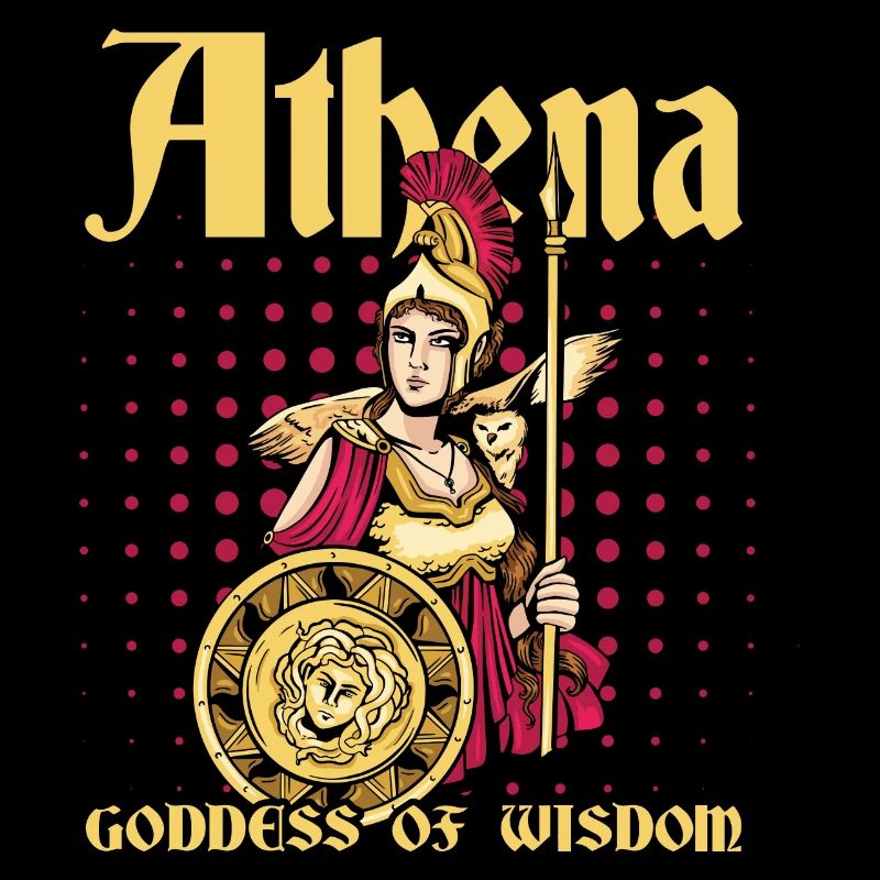 Athéna déesse de la sagesse Design