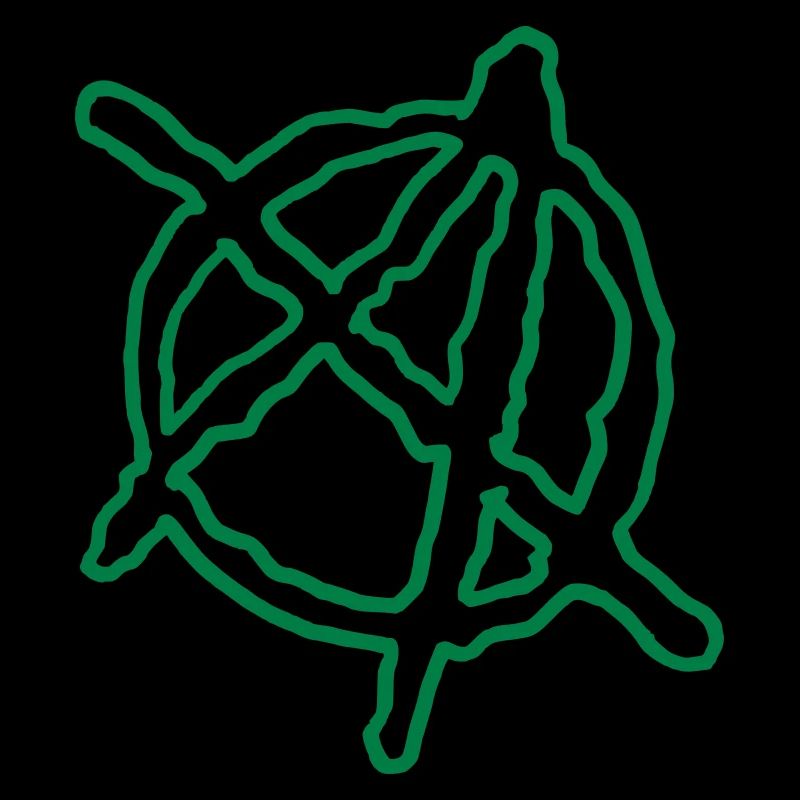Anarchy Outline Hand Drawn