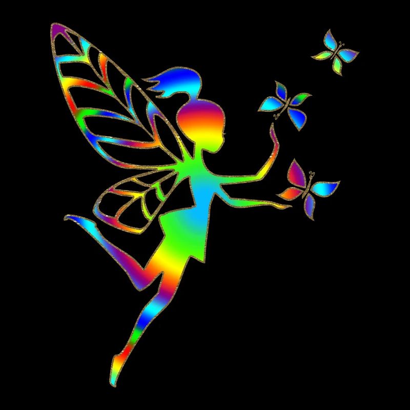 Rainbow fairy, butterfly, magic, pixie, elves, DD