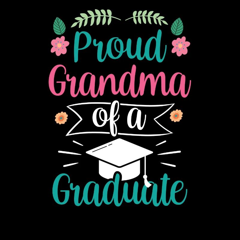 Stolze Großmutter Eines Absolventen Absolvent
