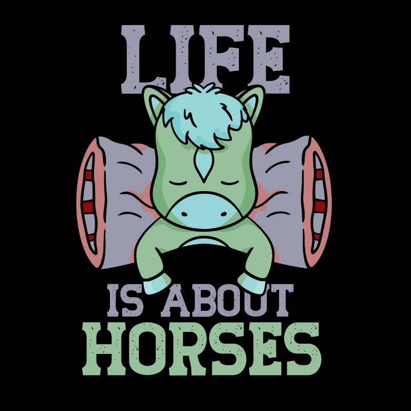 La vie se compose de chevaux d’équitation