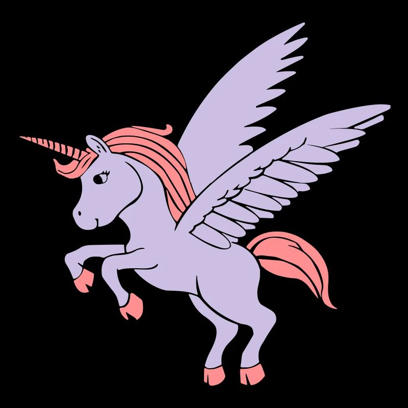 Einhorn mit Flügeln