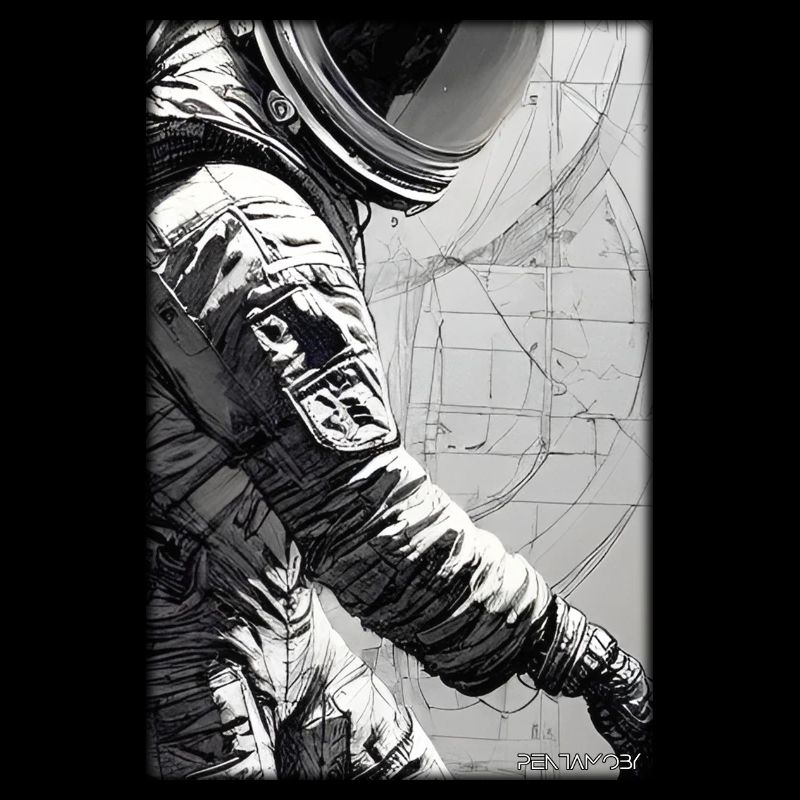 Astronaut Future Sci-Fi Technology