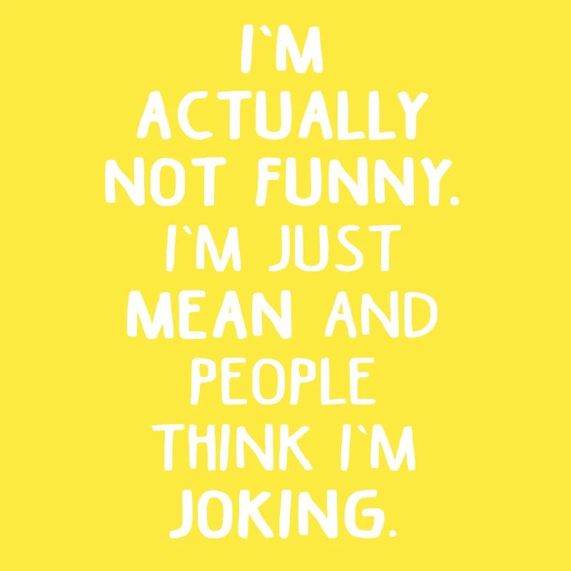 sarcastically