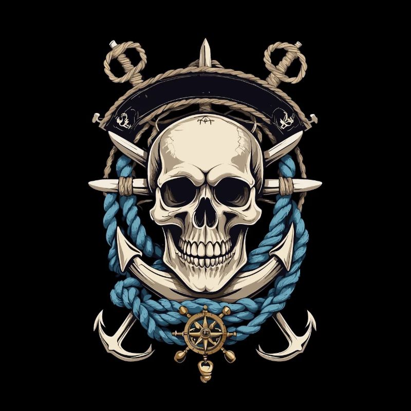 Costume de Pirate Drapeau Drapeau Jolly Roger