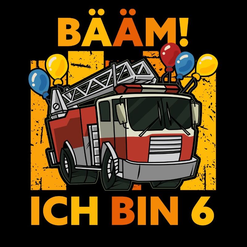 6. Geburtstag Feuerwehr Junge 6 Jahre Geschenk