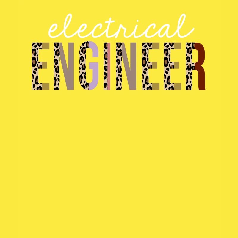 Electrical Engineer Leopard Print Funny Gift