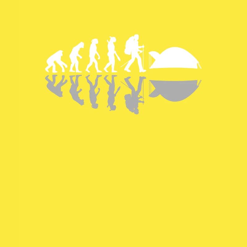 Human Evolution Drôle Camping Camper Aventure