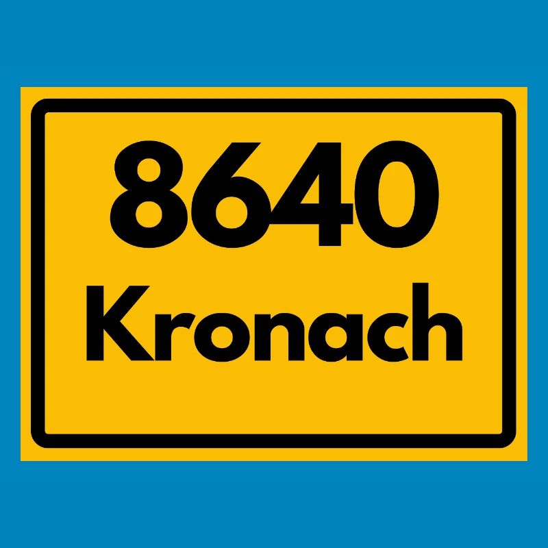 OLD POSTCODE ZIP CODE 8640 KRONACH HEIMATSTOLZ