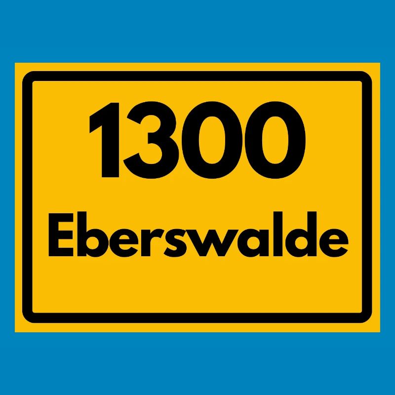 OLD POSTCODE ZIP CODE RETRO 1300 EBERSWALDE HEIMAT