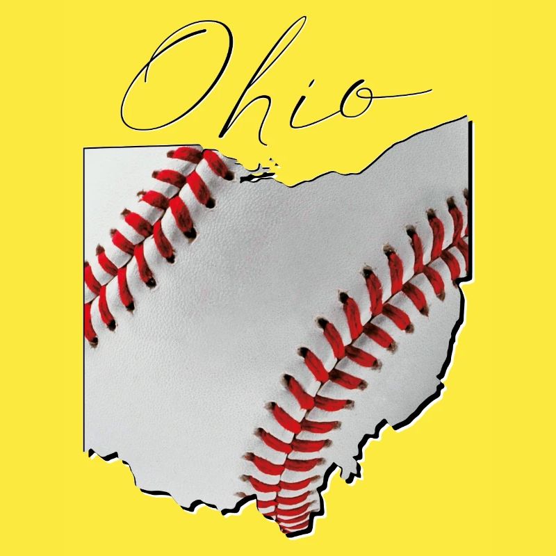 Ohio (États-Unis) | Vrai baseball | Script de carte