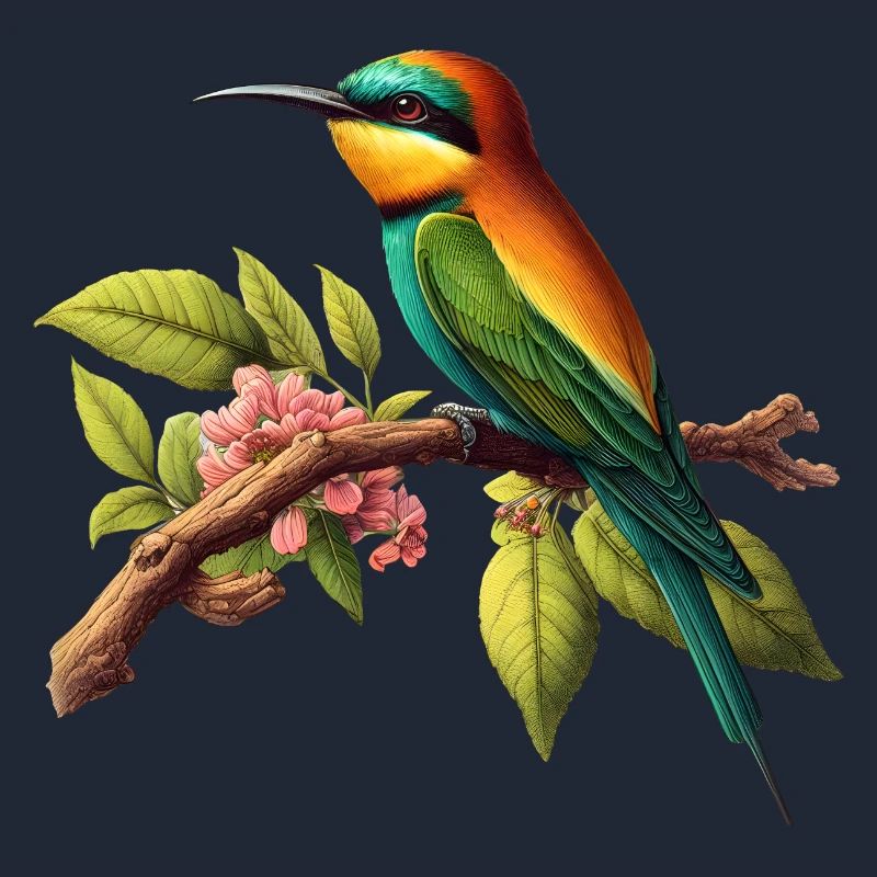 Bee-eater Merops Apiaster Bird