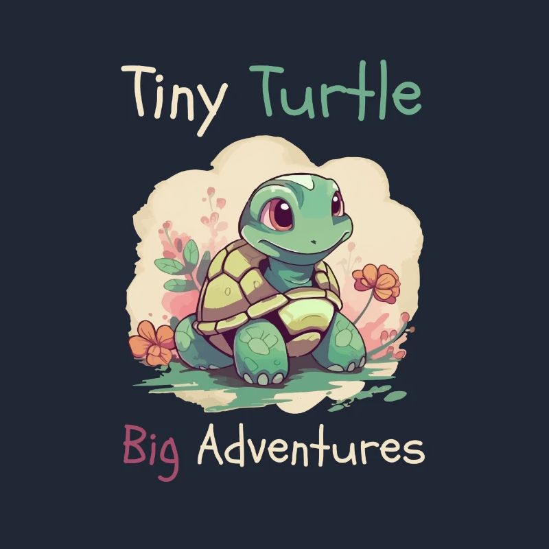 Conception d’aventure de tortue minuscule