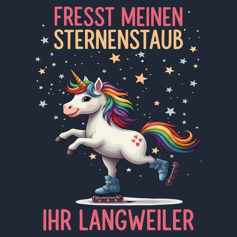 Rollschuh Einhorn