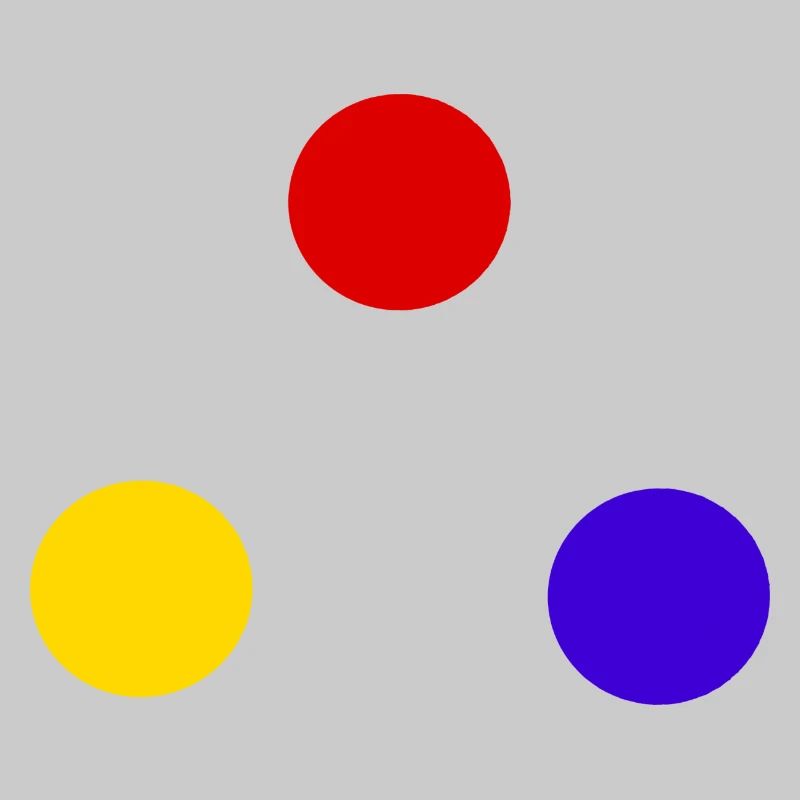Sphären der Primärfarbe