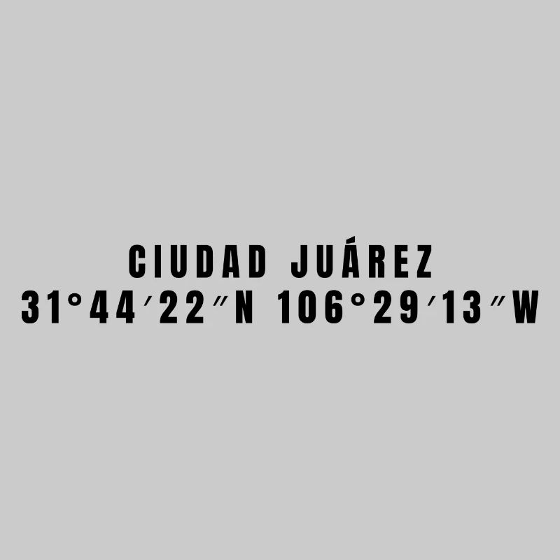 Ciudad Juárez, Mexique Coordonnées