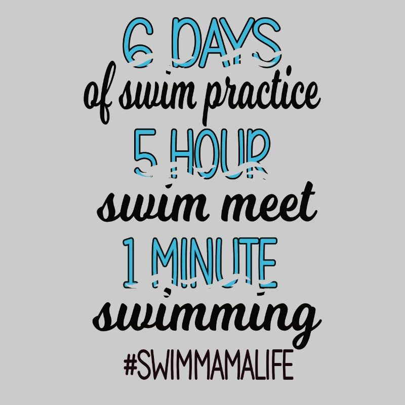 Schwimmmama Mama Eines Schwimmers Schwimm-Mutter