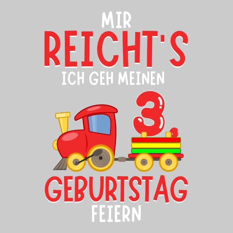 3. Geburtstag Geburtstagsgeschenk mit Eisenbahn