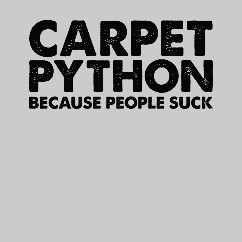 Leute Saugen Teppich-Python-Schlange
