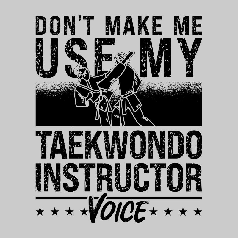 Ne me faites pas utiliser le sport de combat de combat de taekwondo
