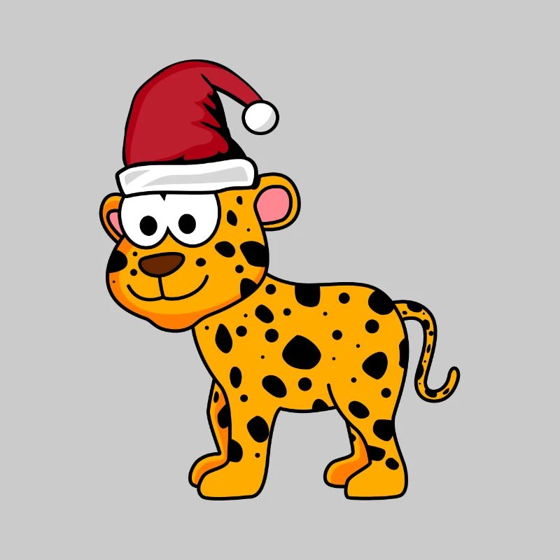 Léopard Comic Christmas