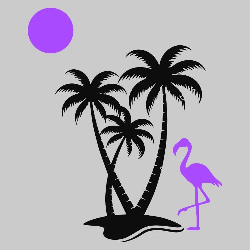 Flamingo Palm Trees