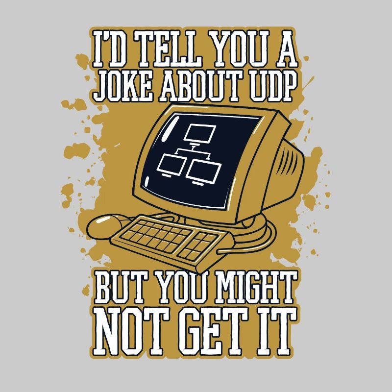 Je vous raconterais une blague sur UDP Developer Coder