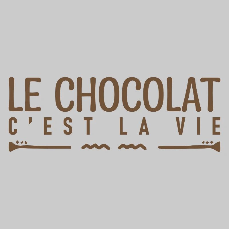 Le chocolat c'est la vie. j'aime le chocolat.