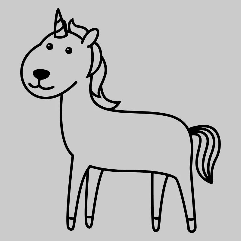 Einhorn Comic Tier