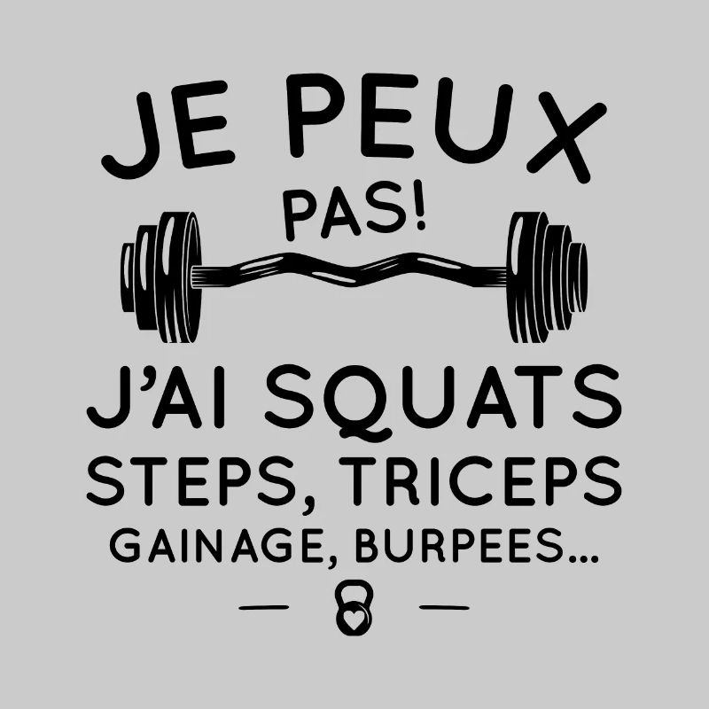 I can't I squats steps triceps ganage