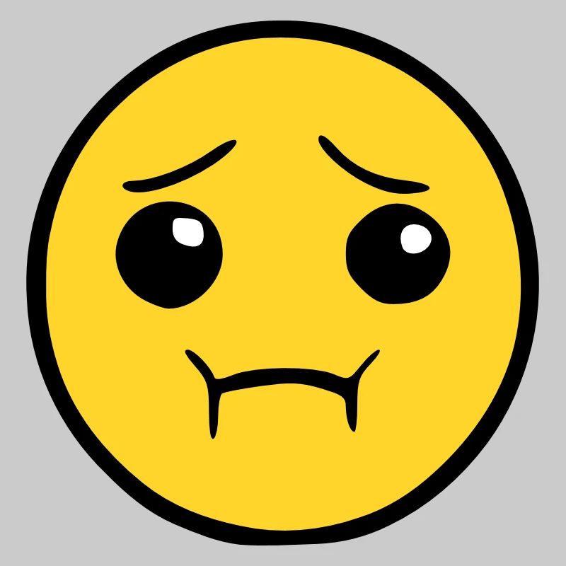 Emoji walgelijke schetskleur