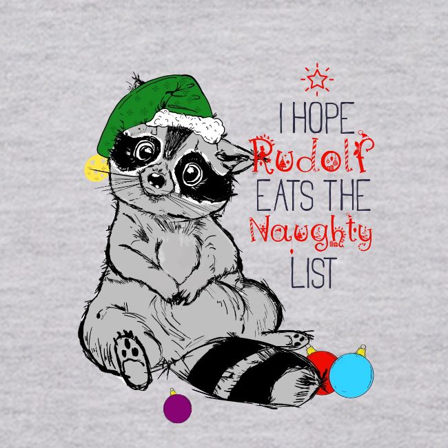 Lustiger Waschbär mit Spruch 2