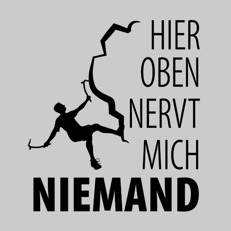 Eisklettern Eiskletterer Eispickel