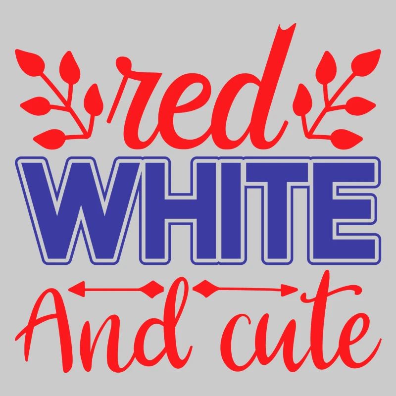 Red white and cute