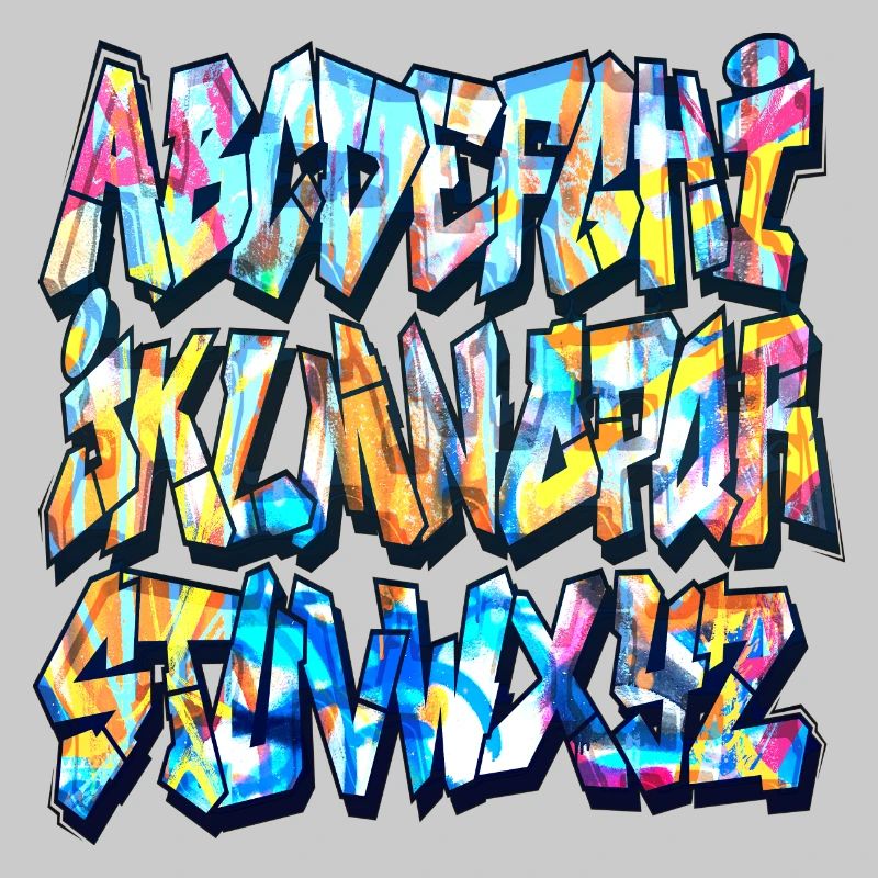 Graffiti alphabet