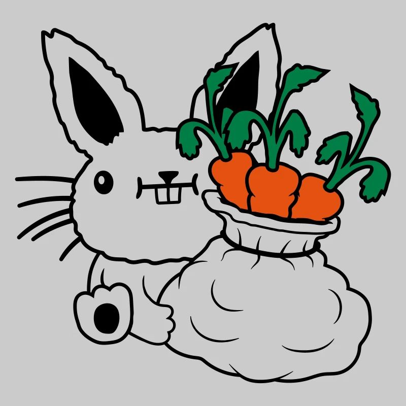 Carrots Vegetable Sack Easter