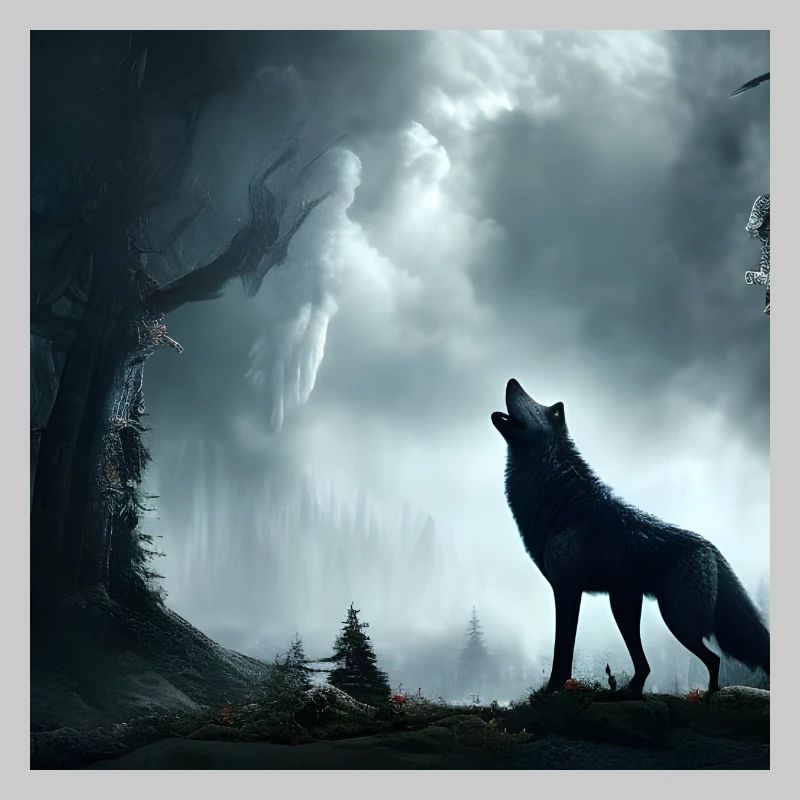 Roaring wolf
