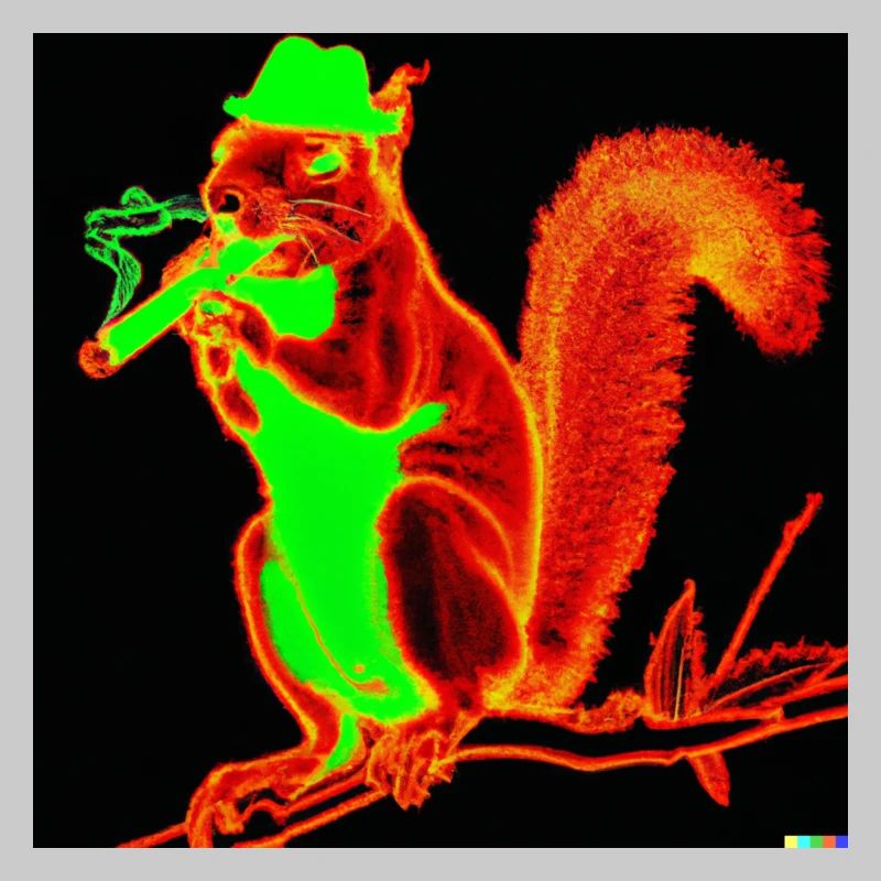 Neon Eichhörnchen 2