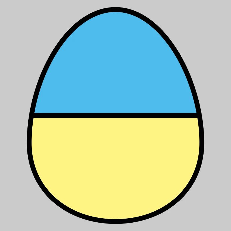 Osterei farbig