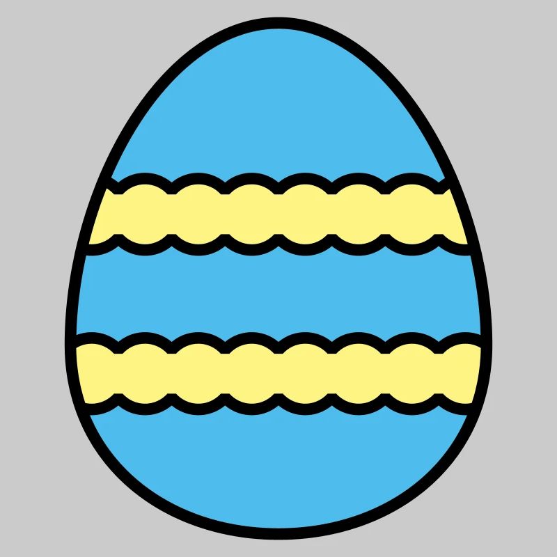 Osterei farbenfroh
