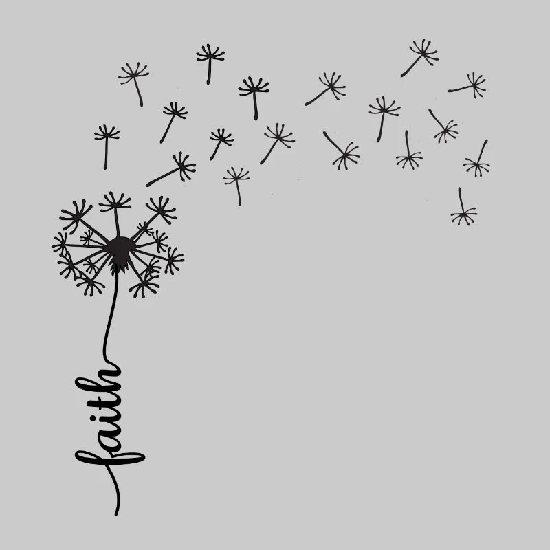 Faith Dandelion design