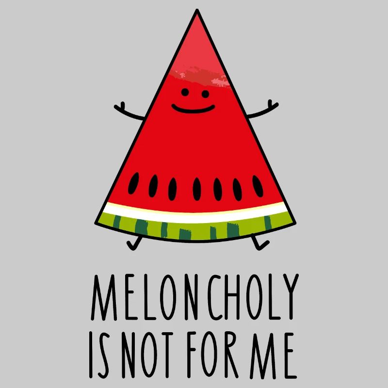 Funny optimism melon