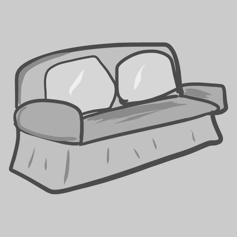 Sofa Symbol Wohnzimmer Möbel Grau