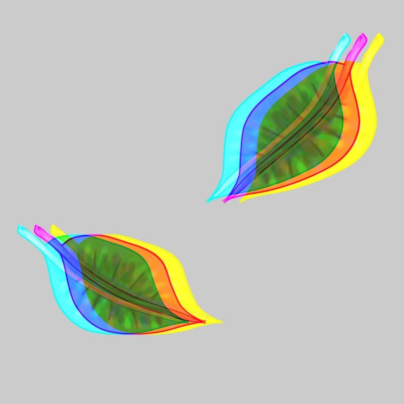 effet feuille 3D